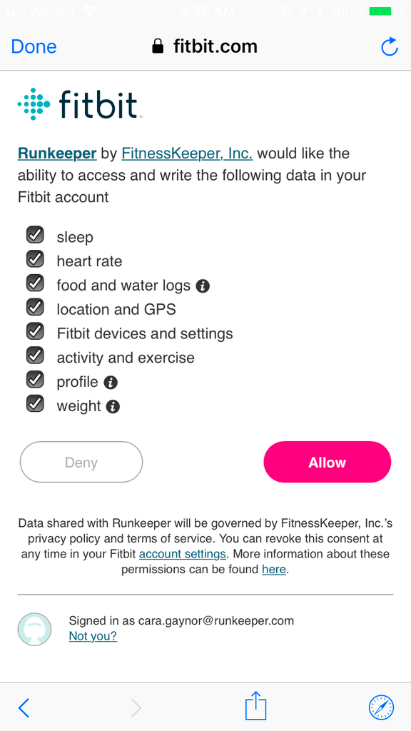 Connecting with Fitbit – ASICS 