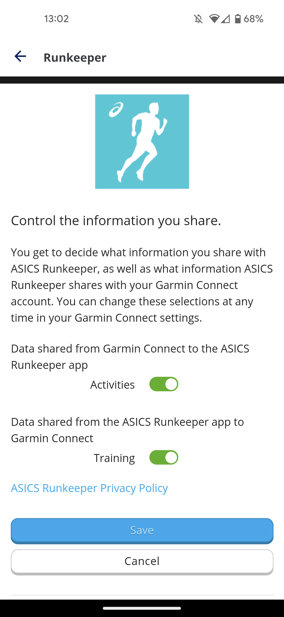 Garmin How to Connect and Use with Runkeeper ASICS Runkeeper Help Center