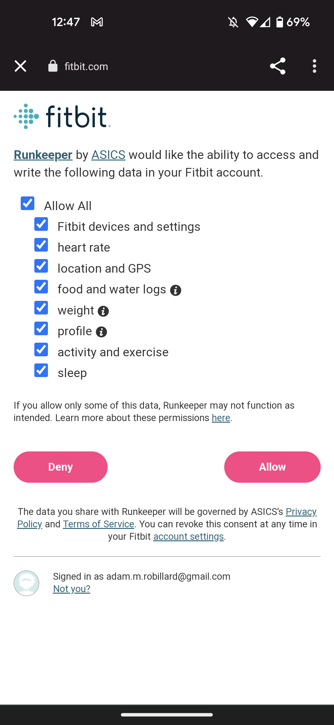 Connecting Fitbit – ASICS Runkeeper Help Center