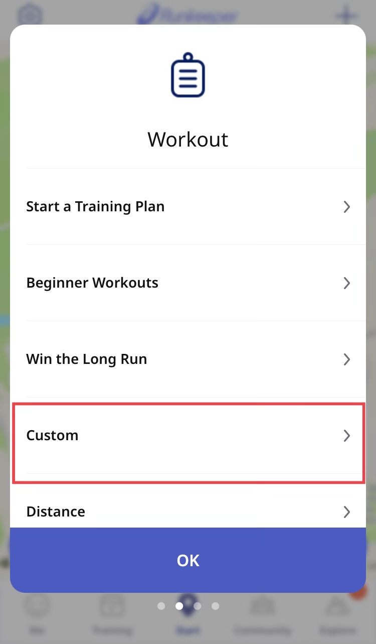 Creating Custom Interval One Off Workouts ASICS Runkeeper Help Center