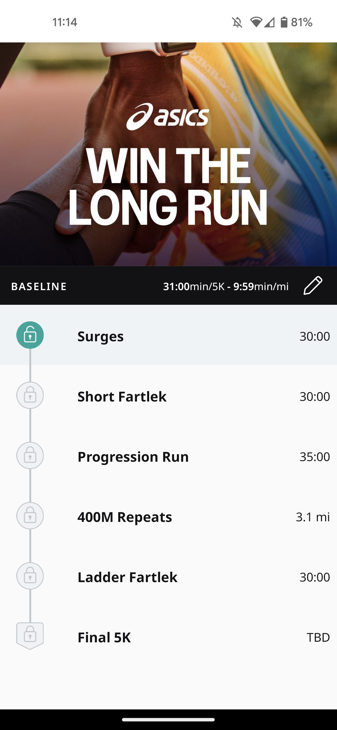 Runkeeper Training Plans ASICS Runkeeper Help Center