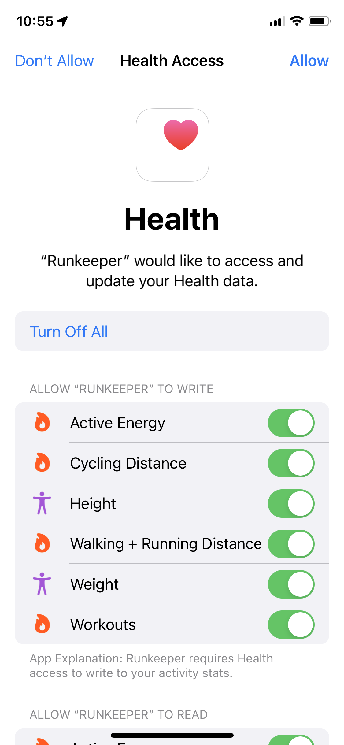 Apple Health Integration