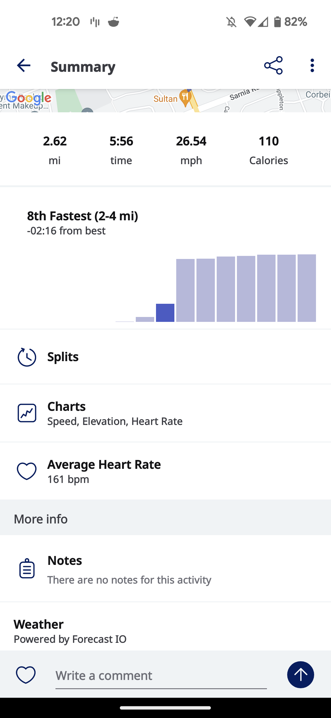 Runkeeper wear os hotsell heart rate