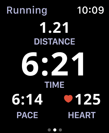 Running heart rate apple hotsell watch 3