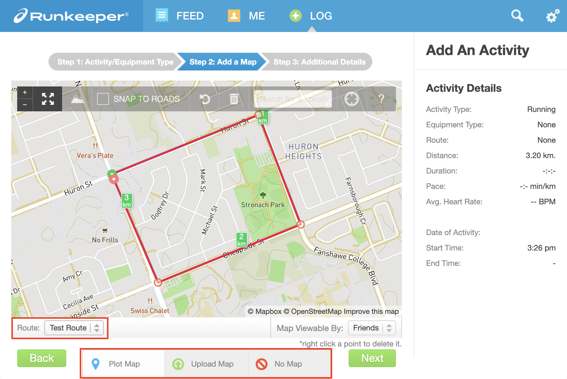 Garmin connect and hot sale runkeeper